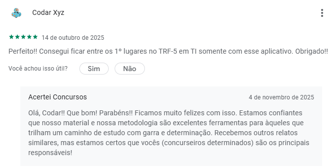 Tela 4 do App Acertei