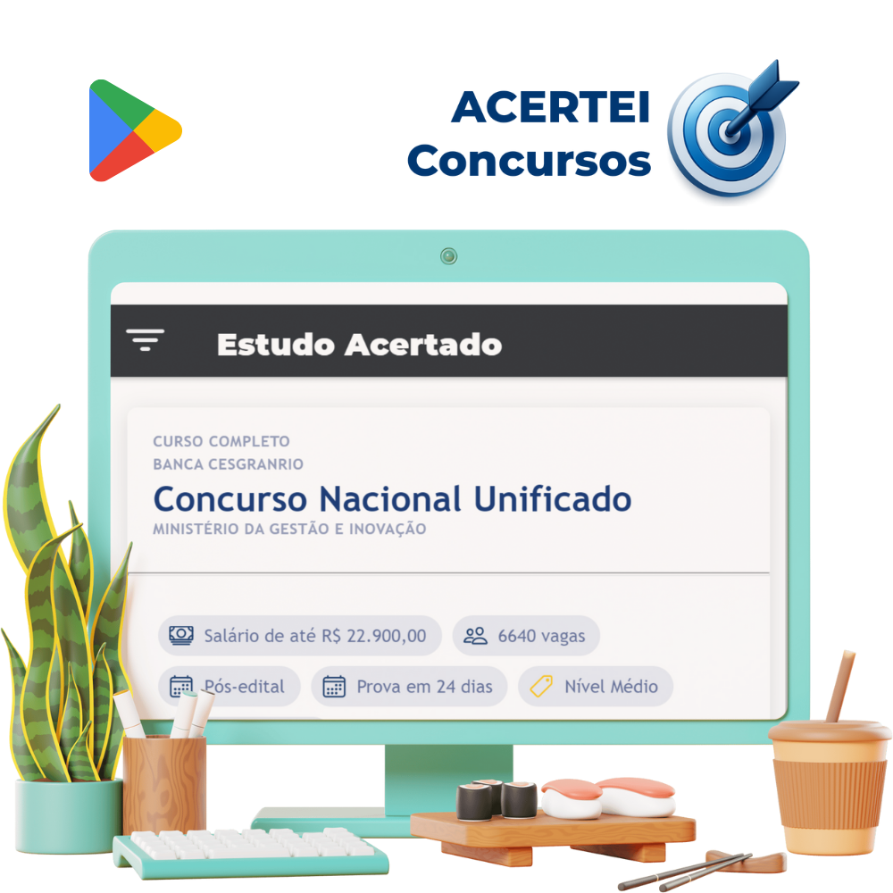 Aplicativo Acertei em um notebook e celular